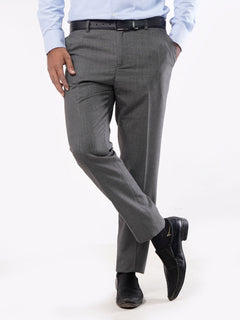 Dark Grey Self Executive Formal Dress Trouser (FDT-036)