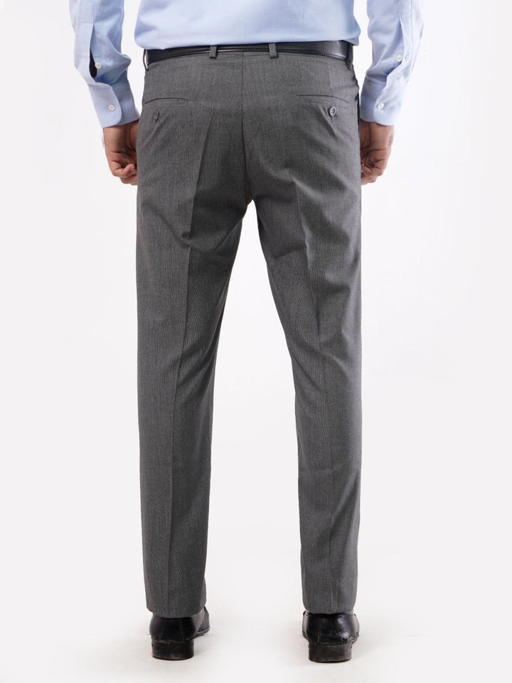 Dark Grey Self Executive Formal Dress Trouser (FDT-036)