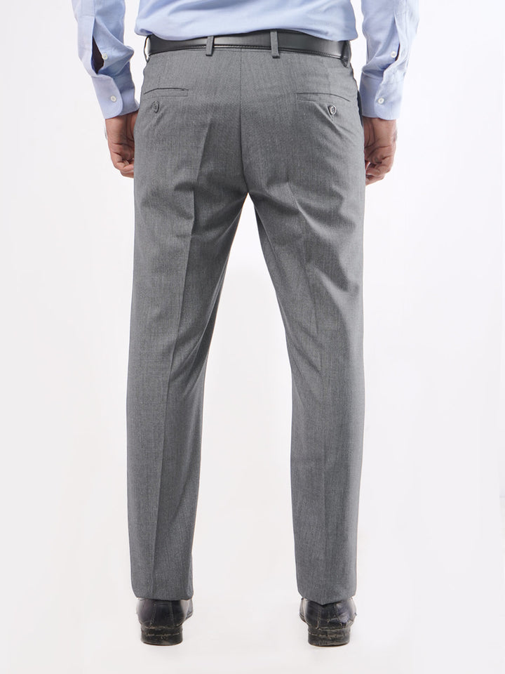 Ash Grey Self Executive Formal Dress Trouser (FDT-018)