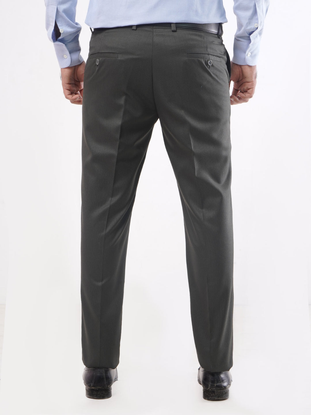 Dark Green Self Executive Formal Dress Trouser (FDT-019)