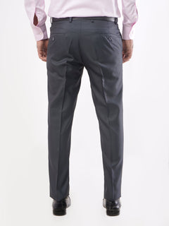 Bluish Grey Self Executive Formal Dress Trouser (FDT-023)