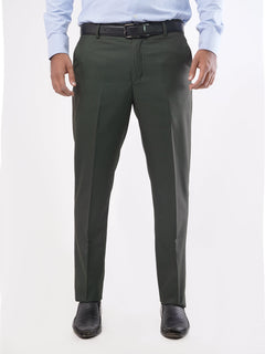 Dark Olive Self Executive Formal Dress Trouser (FDT-026)