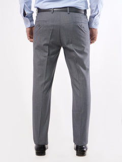 Charcoal Grey Self Executive Formal Dress Trouser (FDT-029)