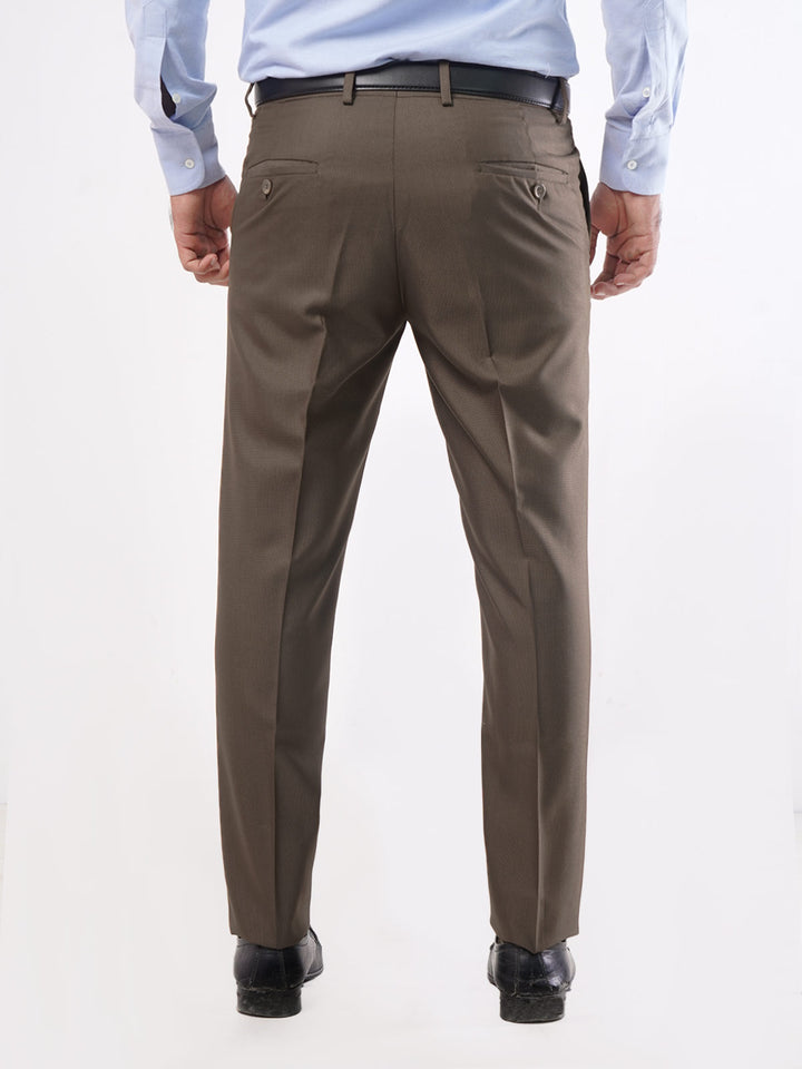 Brown Self Executive Formal Dress Trouser (FDT-032)