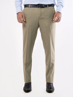 Khaki Self Executive Formal Dress Trouser (FDT-038)