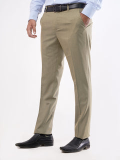 Khaki Self Executive Formal Dress Trouser (FDT-038)