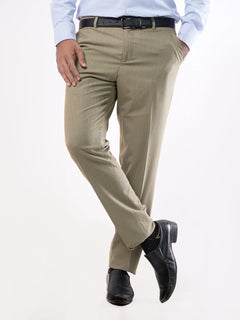 Khaki Self Executive Formal Dress Trouser (FDT-038)