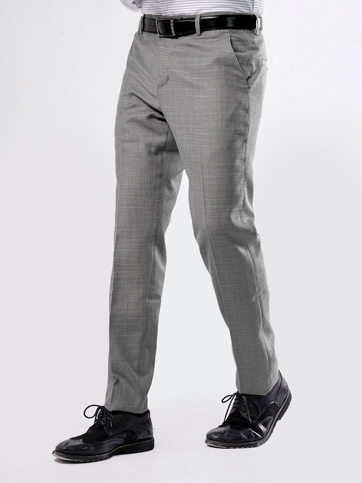 Light Grey Self Executive Formal Dress Trouser (FDT-046)