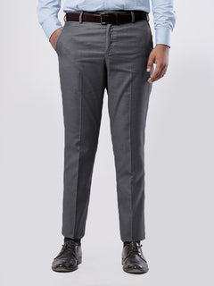 Dark Grey Self Executive Formal Dress Trouser (FDT-047)