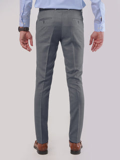 Grey Self Executive Formal Dress Trouser (FDT-051)