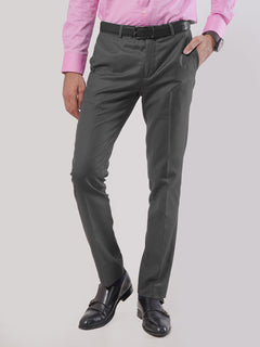 Dark Grey Plain Formal Dress Trouser (FDT-055)