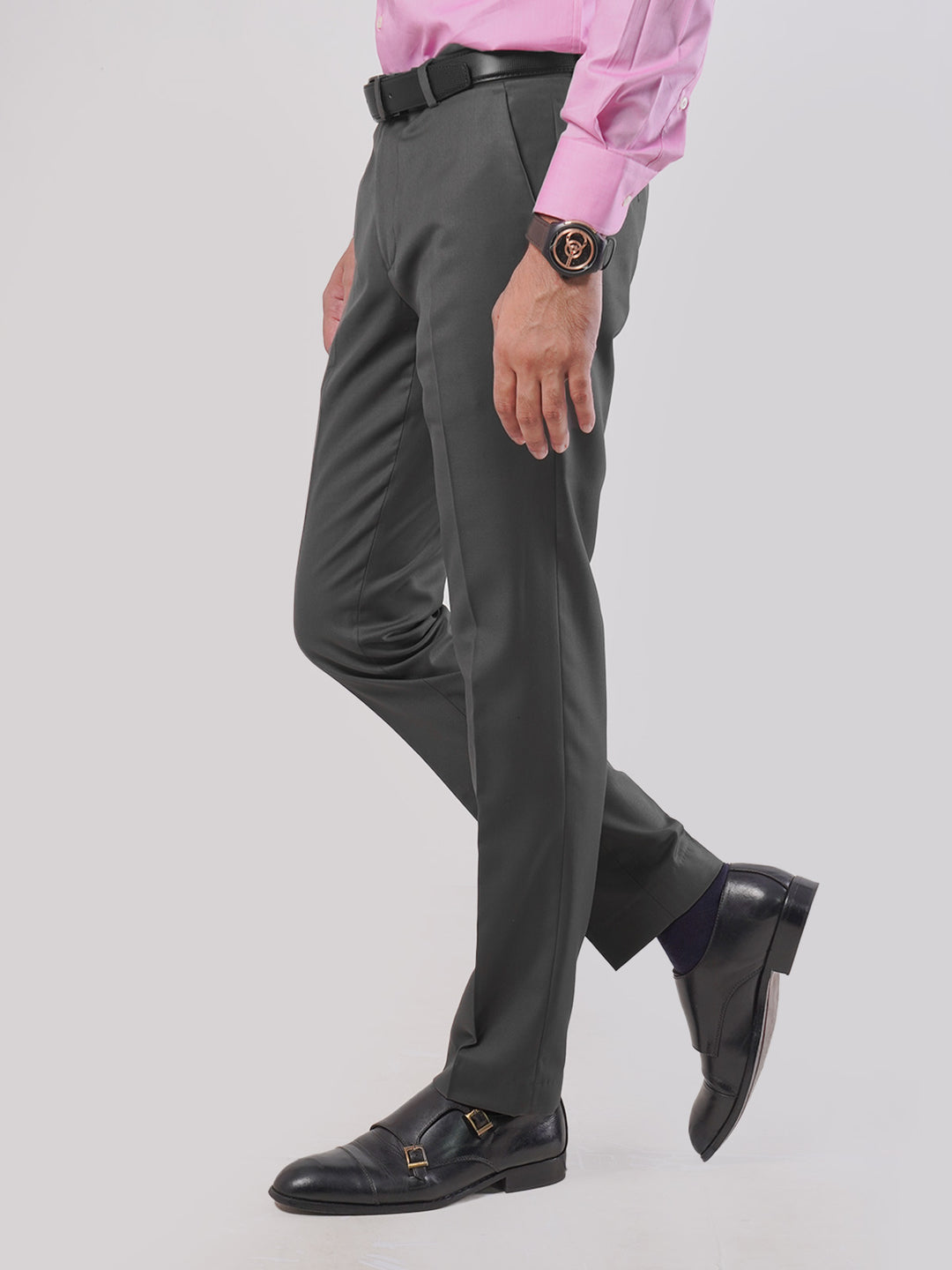 Dark Grey Plain Formal Dress Trouser (FDT-055)