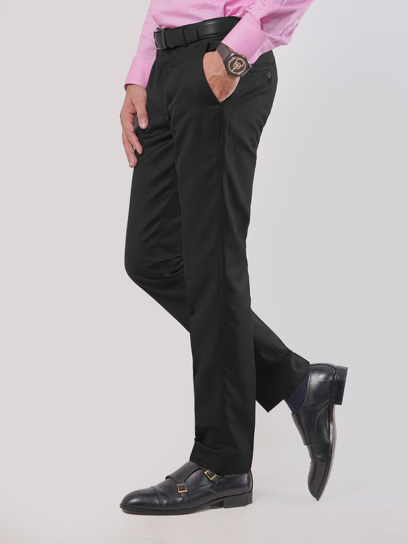 Black Plain Formal Dress Trouser (FDT-056)