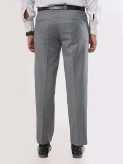 Steel Grey Self Formal Dress Trouser (FDT-062)