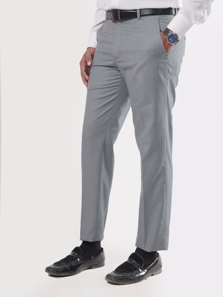 Cadet Grey Self Formal Dress Trouser (FDT-064)