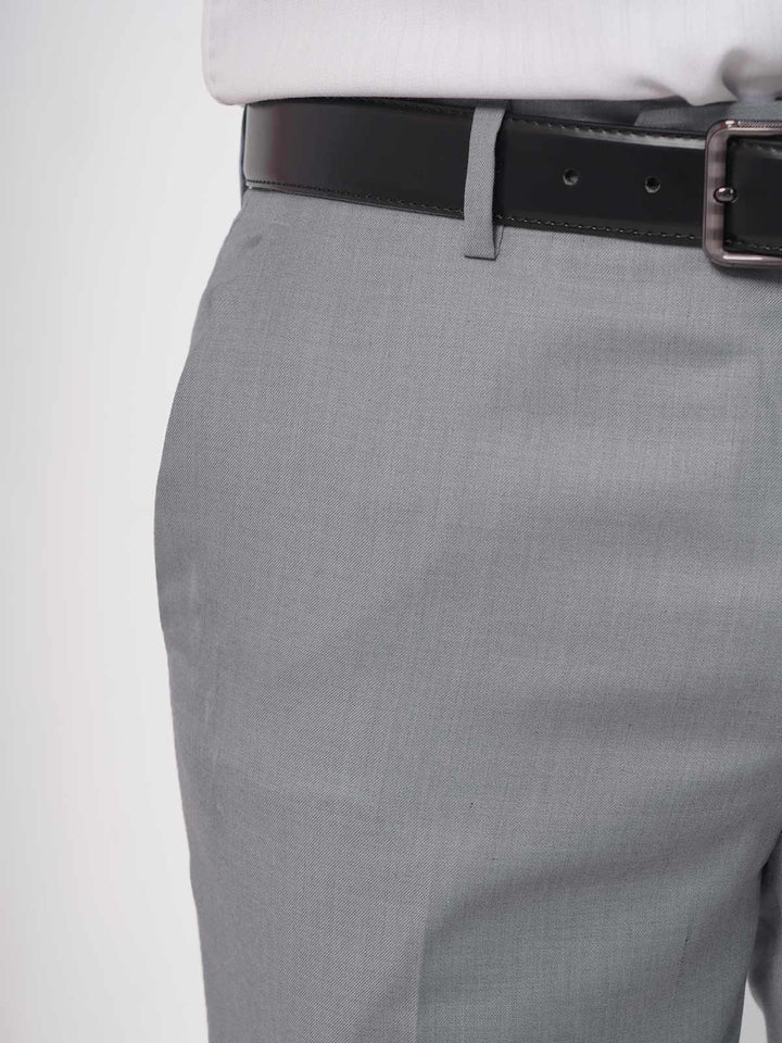 Cadet Grey Self Formal Dress Trouser (FDT-064)