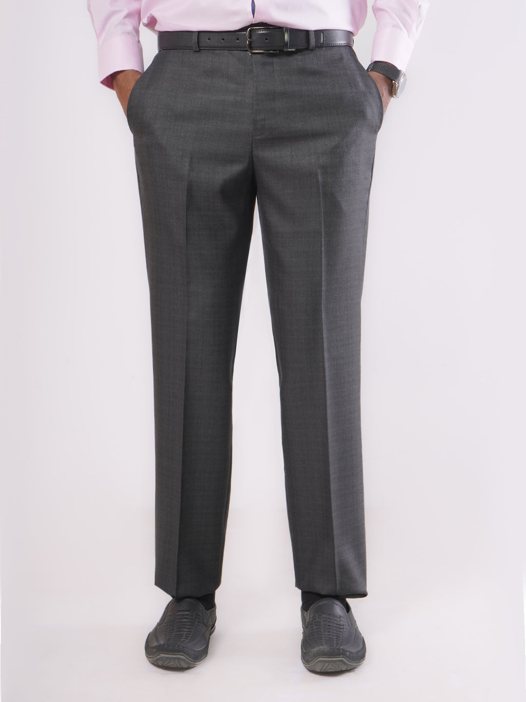 Grey Self Executive Formal Dress Trouser (FDT-068)