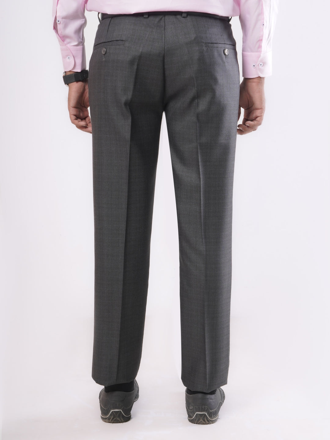 Grey Self Executive Formal Dress Trouser (FDT-068)