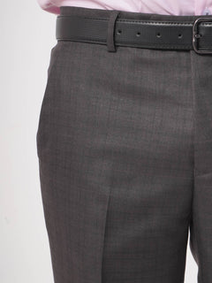 Dark Brown Self Executive Formal Dress Trouser (FDT-069)