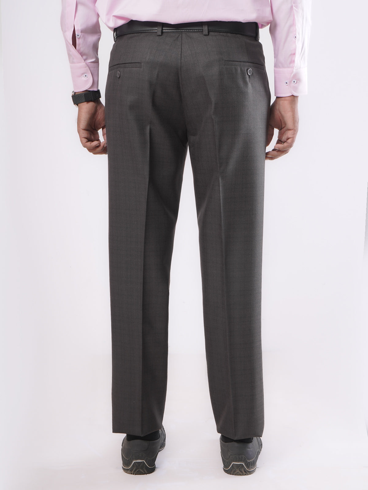 Dark Brown Self Executive Formal Dress Trouser (FDT-069)