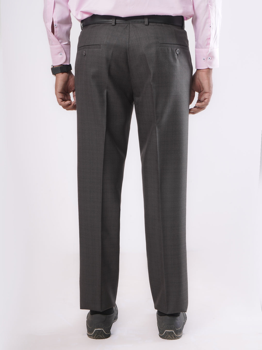 Dark Brown Self Executive Formal Dress Trouser (FDT-069)