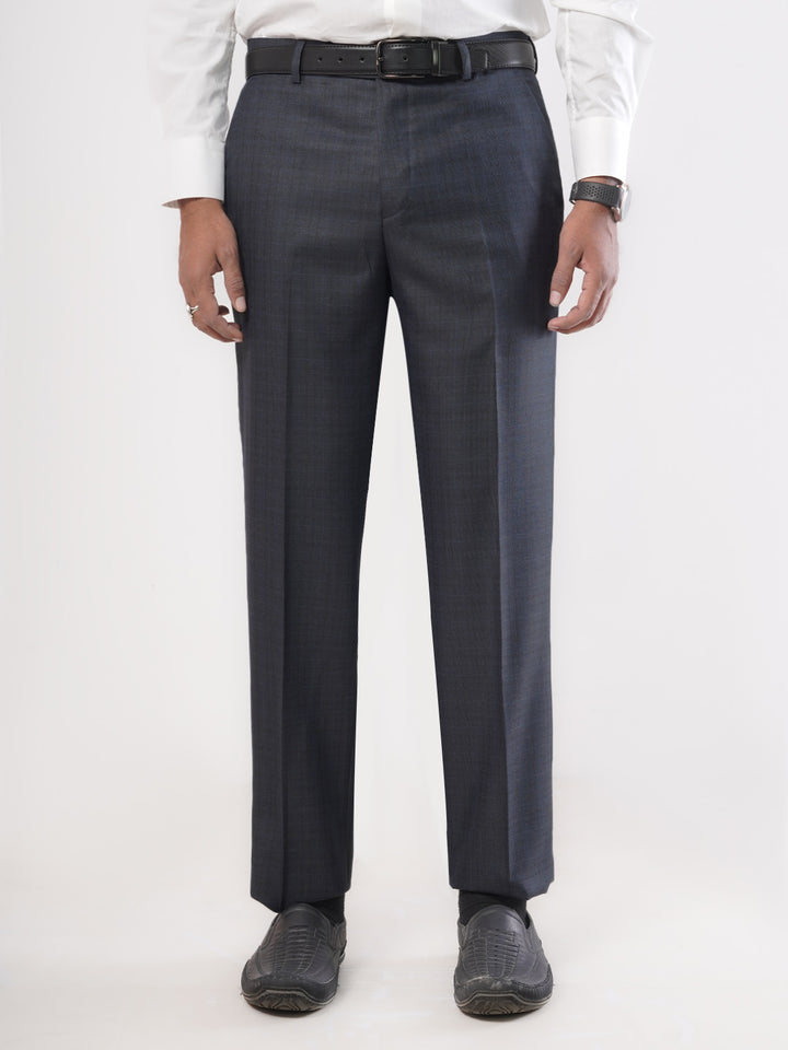 Navy Blue Self Executive Formal Dress Trouser (FDT-070)