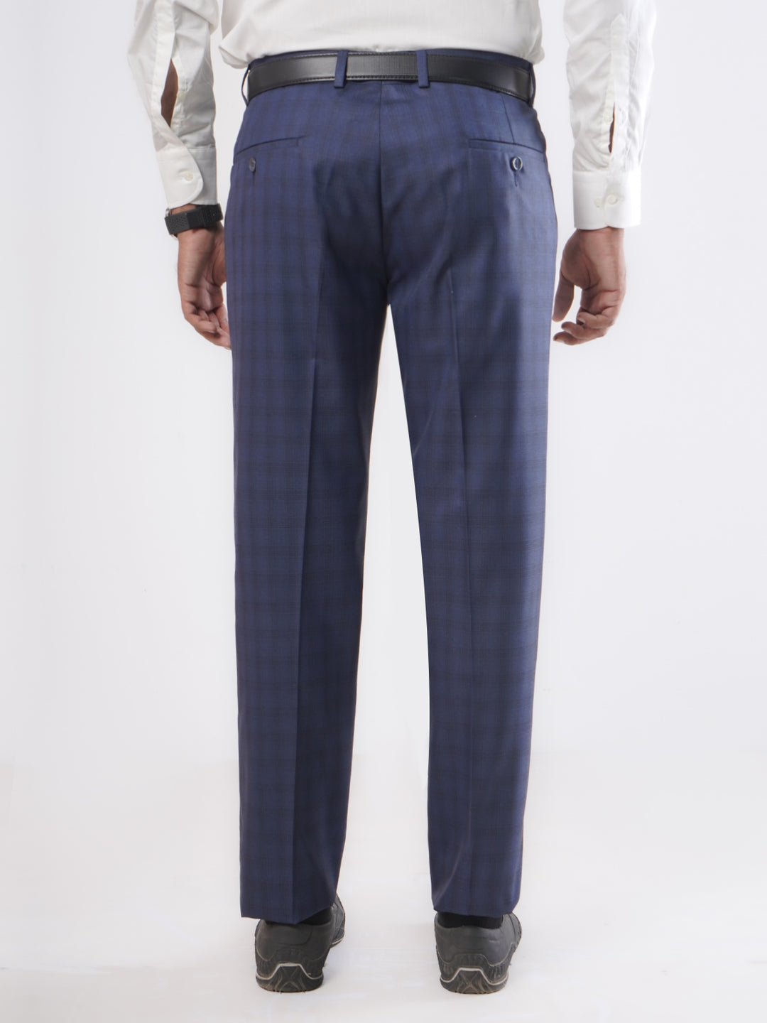 Blue Self Executive Formal Dress Trouser (FDT-071)