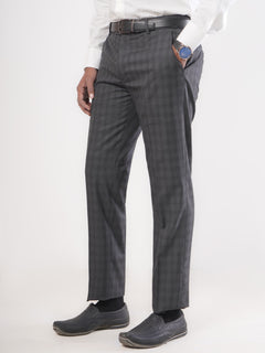 Dark Grey Self Executive Formal Dress Trouser (FDT-073)