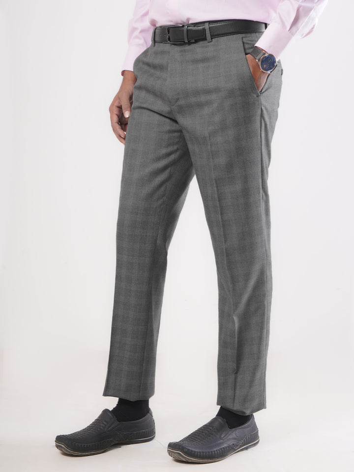 Grey Self Executive Formal Dress Trouser (FDT-078)