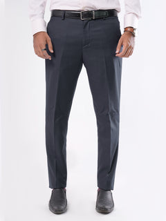 Navy Blue Plain Formal Regular Fit Dress Trouser (FDT-090)