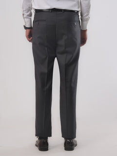 Dark Grey Self Formal Dress Trouser (FDT-092)