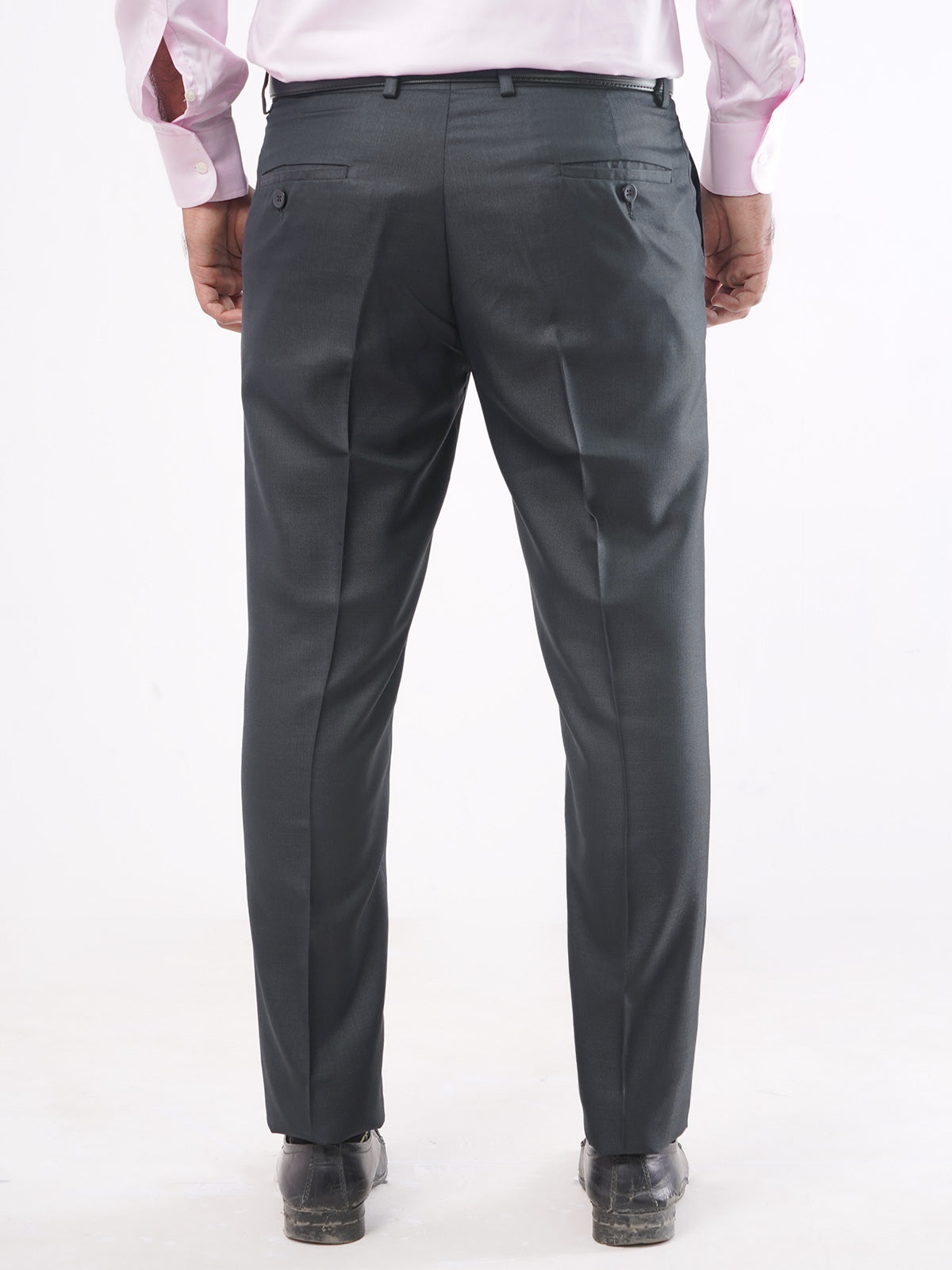 Men's pants chinos - grey P894 | Ombre.com - Men's clothing online