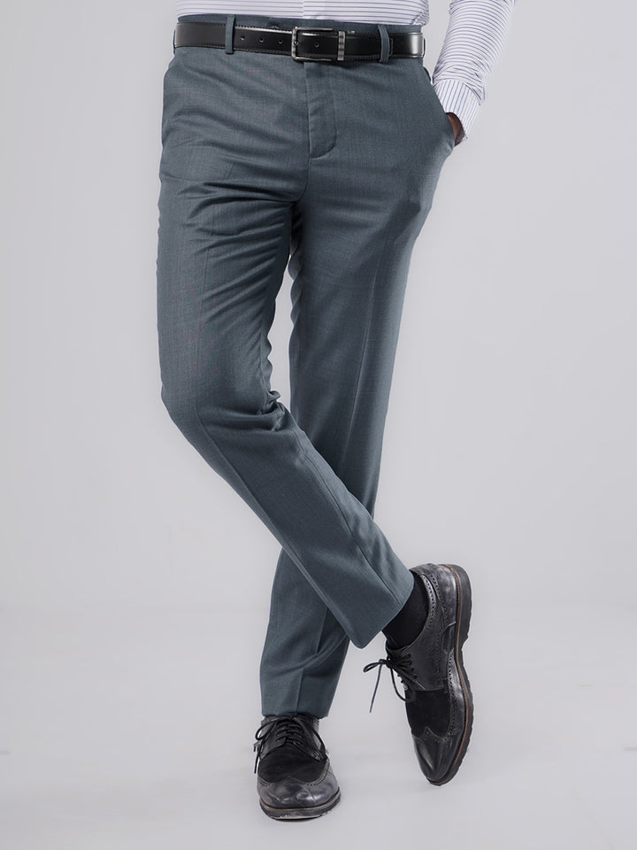 Dark Grey Self Executive Formal Dress Trouser (FDT-095)