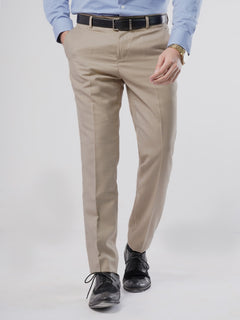 Beige Self Executive Formal Dress Trouser (FDT-097)