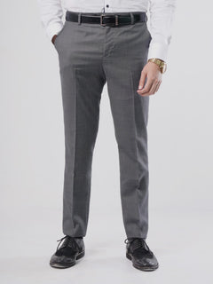 Grey Self Executive Formal Dress Trouser (FDT-099)