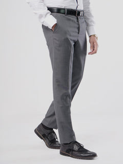 Grey Self Executive Formal Dress Trouser (FDT-099)