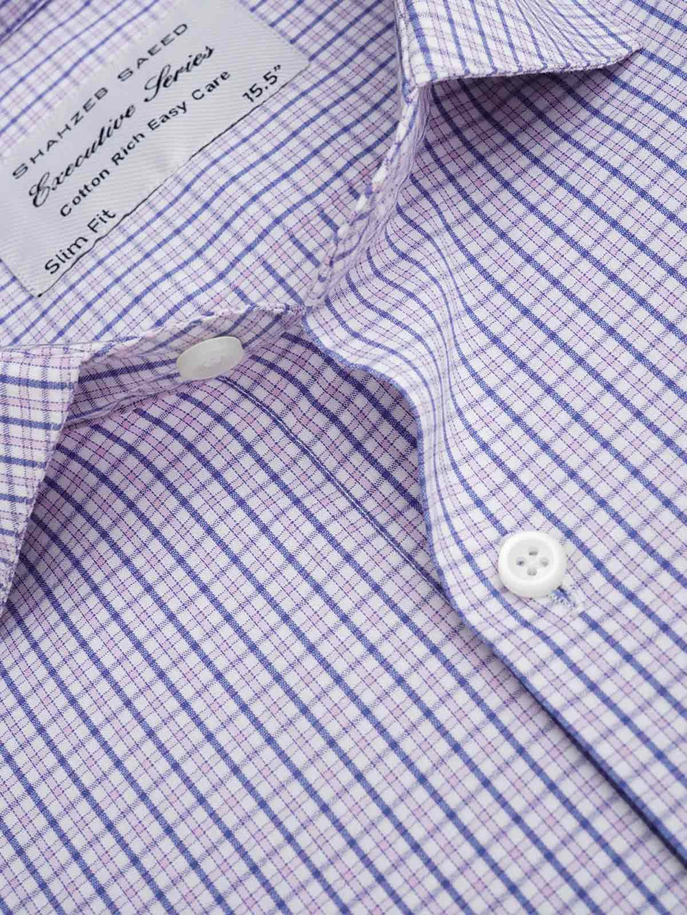 Multi Checkered, Executive Series, Cutaway Collar Men’s Formal Shirt (FS-113)