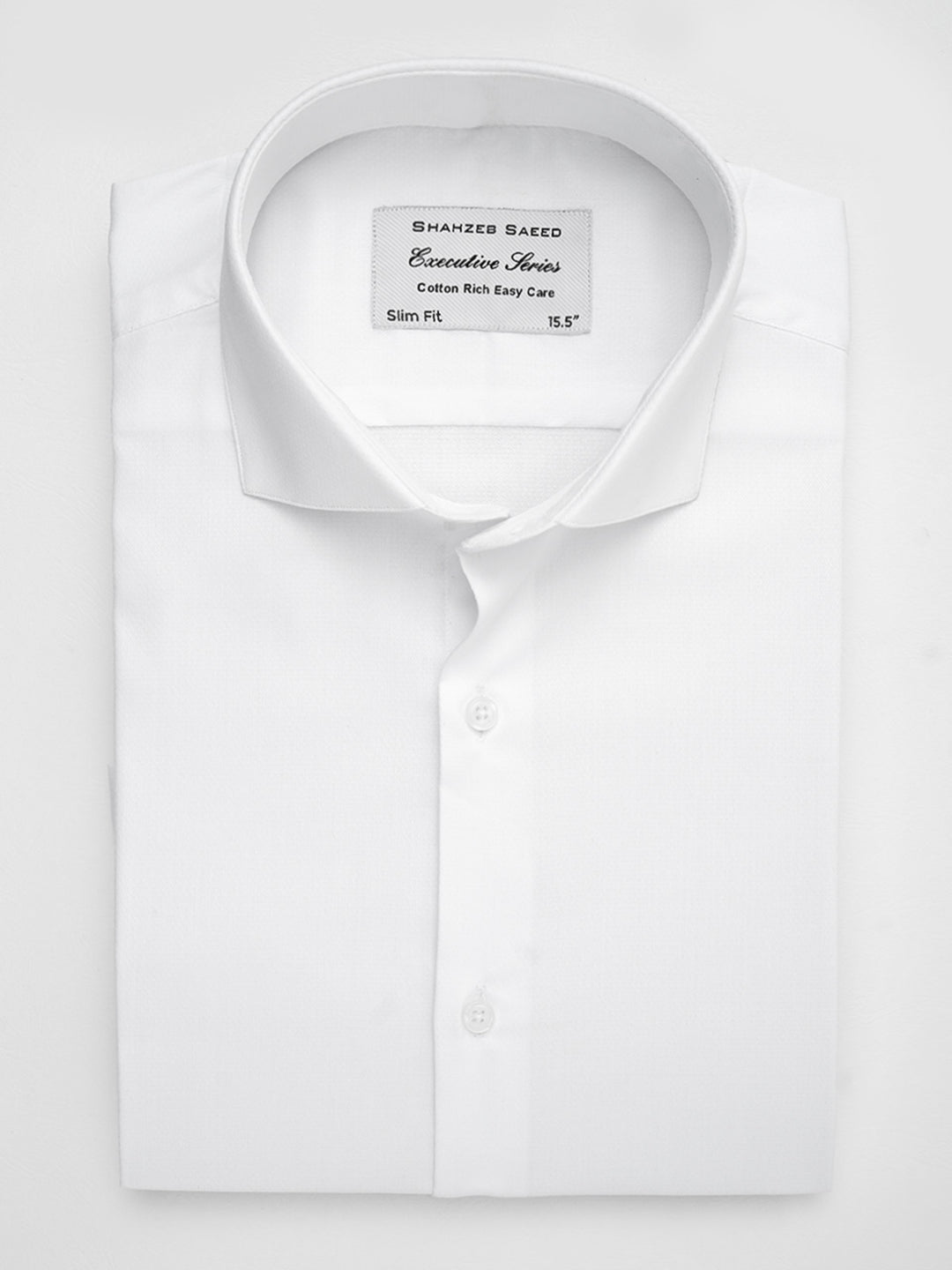 White Self, Executive Series, Cutaway Collar Men’s Formal Shirt (FS-115)