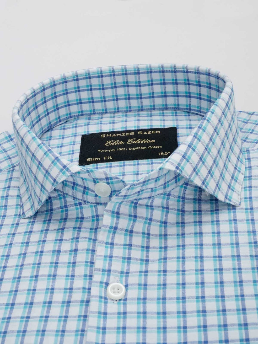 Multi Color Checkered, Elite Edition, Cutaway Collar Men’s Formal Shirt (FS-026)