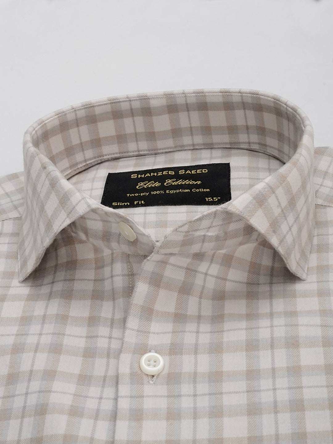 Multi Color Checkered, Elite Edition, Cutaway Collar Men’s Formal Shirt (FS-027)