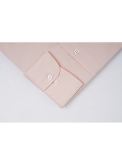 Peach Plain, Elite Edition, French Collar Men’s Formal Shirt (FS-003)