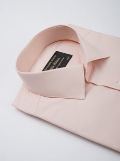 Peach Plain, Elite Edition, French Collar Men’s Formal Shirt (FS-003)