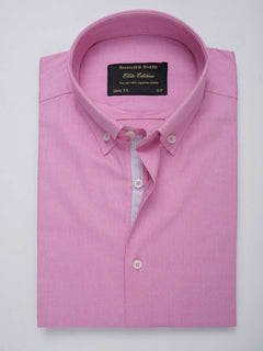 Pink Self, Elite Edition, Button Down Men’s Designer Formal Shirt (FS-004)