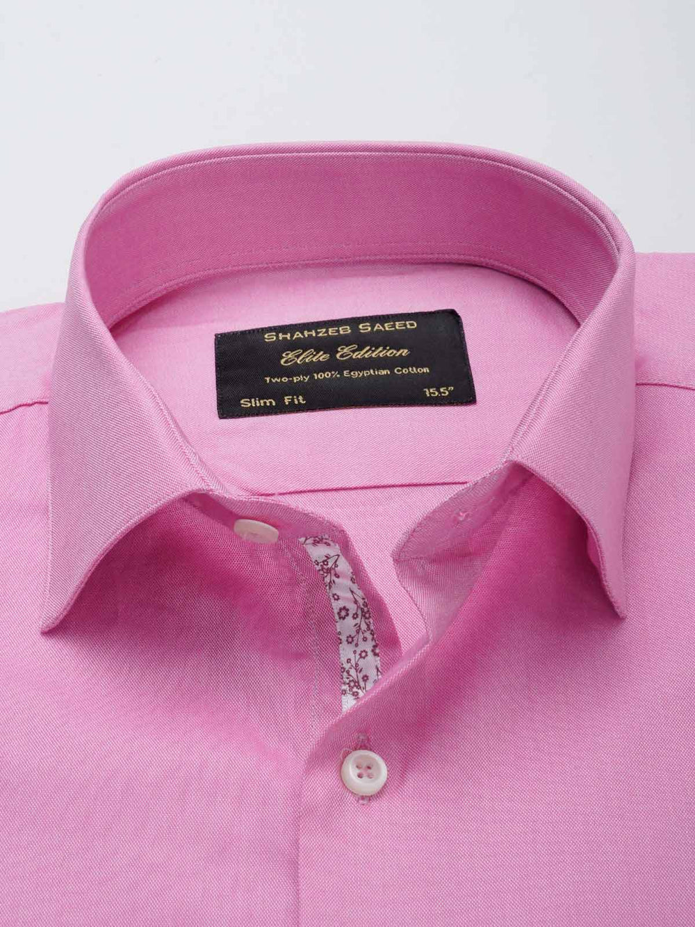 Pink Self, Elite Edition, French Collar Men’s Designer Formal Shirt (FS-005)