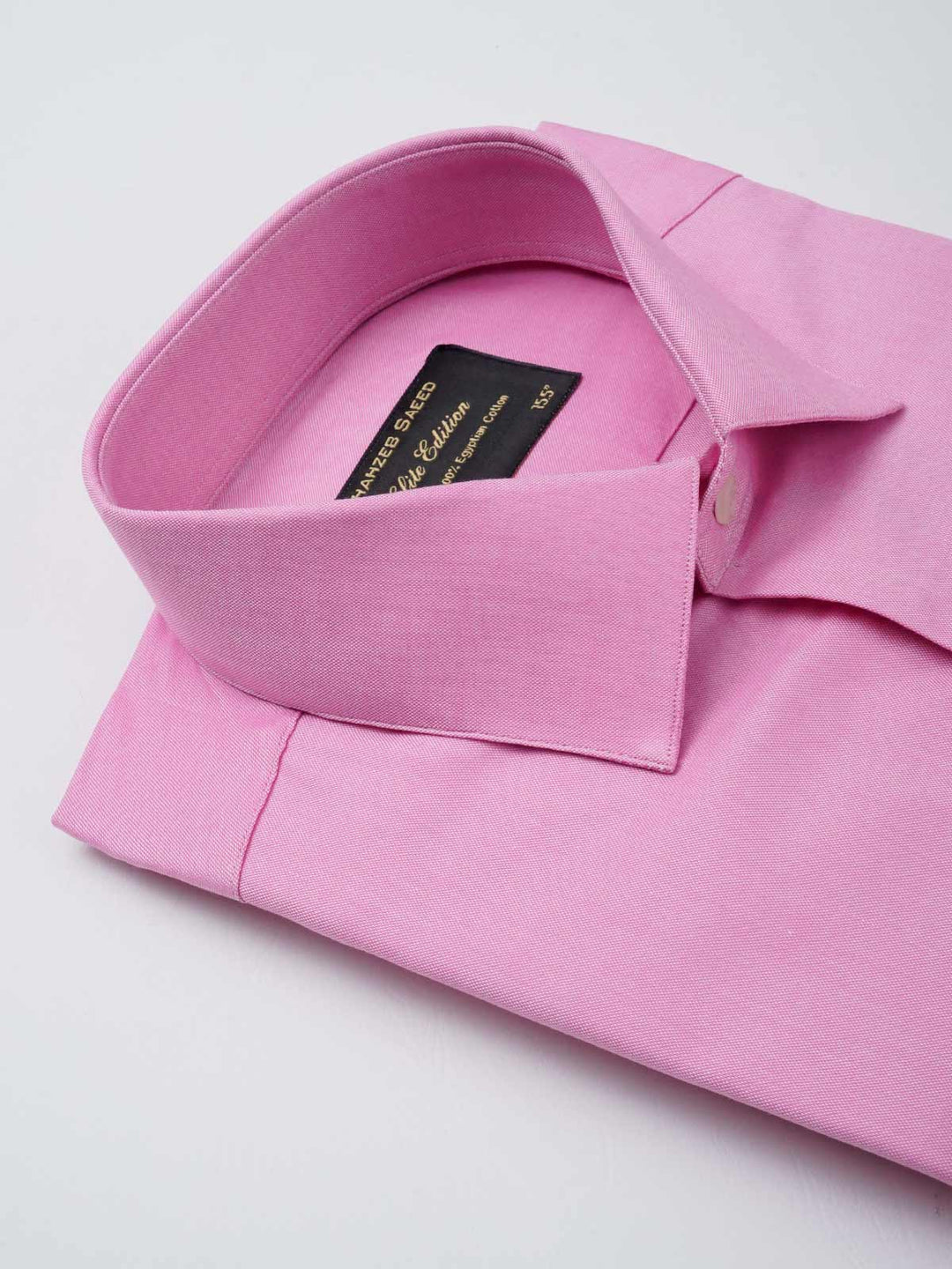 Pink Self, Elite Edition, French Collar Men’s Designer Formal Shirt (FS-005)