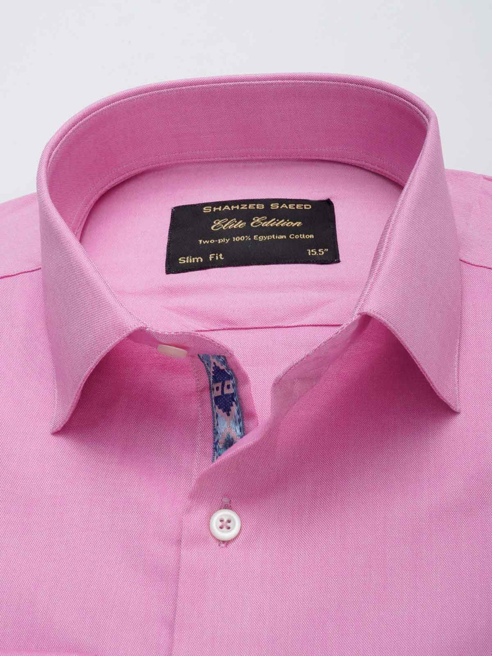 Pink Self, Elite Edition, French Collar Men’s Designer Formal Shirt (FS-007)