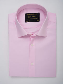 Light Pink Self, Elite Edition, French Collar Men’s Formal Shirt (FS-085)