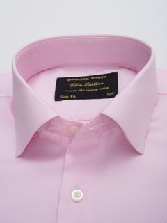 Light Pink Self, Elite Edition, French Collar Men’s Formal Shirt (FS-085)