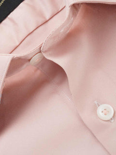 Peach Plain, Elite Edition, French Collar Men’s Formal Shirt (FS-90)