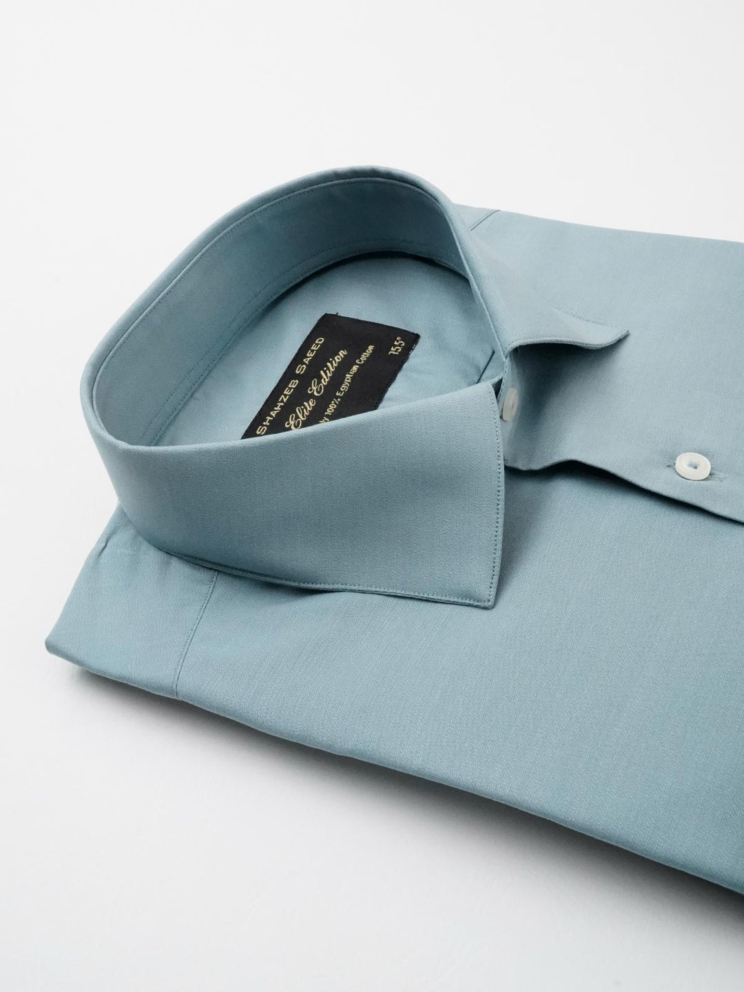 Light Blue Plain, Elite Edition, French Collar Men’s Formal Shirt (FS-099)